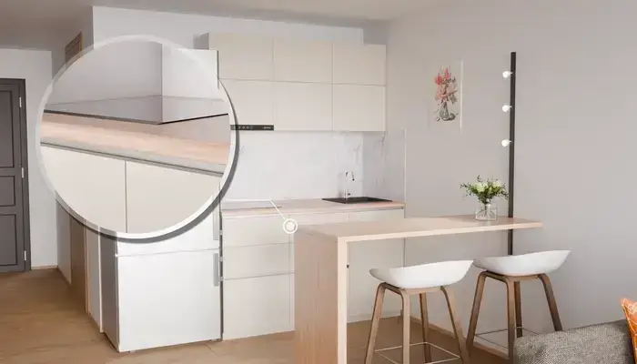 Кухня «Айрел» 1,4 м. в цвете светлая дюна / Sahara Cream 3019: фурнитура