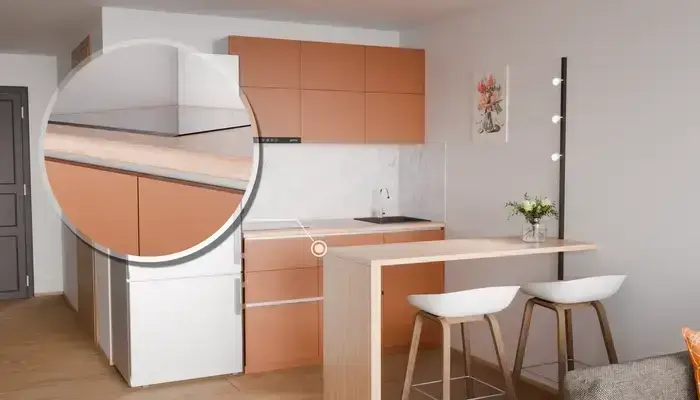 Кухня «Айрел» 1,4 м. в цвете карамельно-коричневый / Tobac 3092: фурнитура