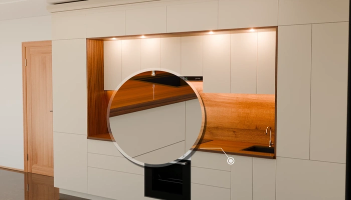 Кухня «Норви» 3,8 м в цвете светлая дюна / Sahara Cream 3019: фурнитура